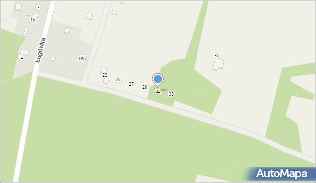 Ługówka, Ługówka, 31, mapa Ługówka