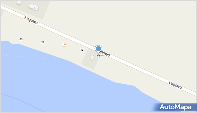 Ługowo, Ługowo, 32, mapa Ługowo
