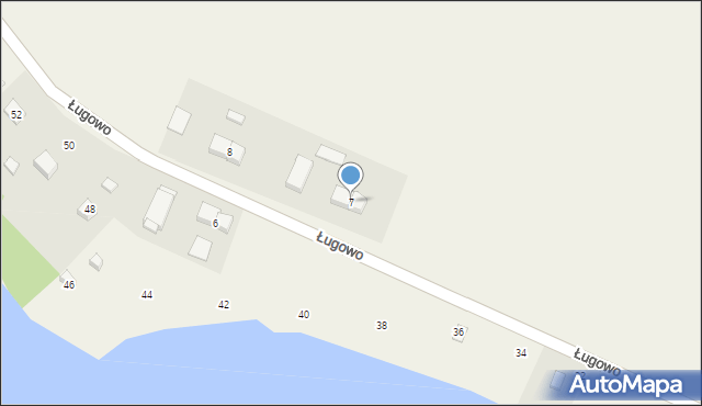 Ługowo, Ługowo, 7, mapa Ługowo