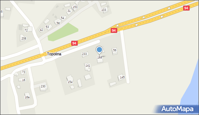 Łukanowice, Łukanowice, 144, mapa Łukanowice