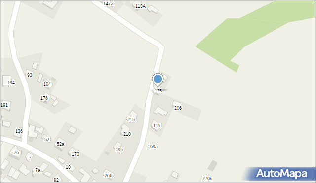 Łukanowice, Łukanowice, 175, mapa Łukanowice