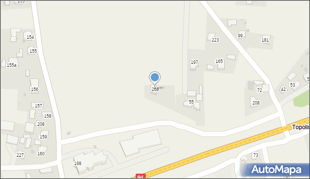 Łukanowice, Łukanowice, 268, mapa Łukanowice