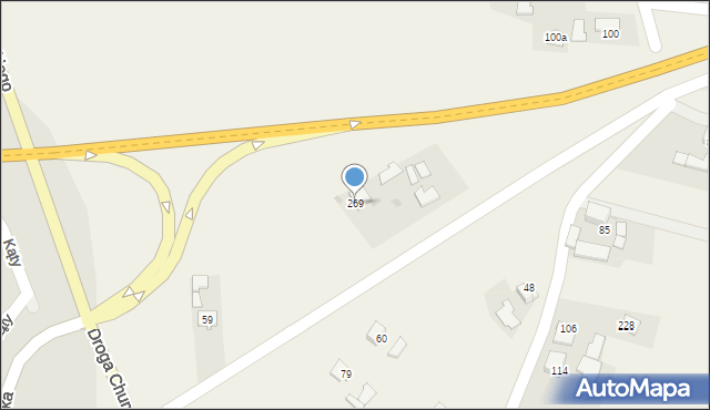 Łukanowice, Łukanowice, 269, mapa Łukanowice