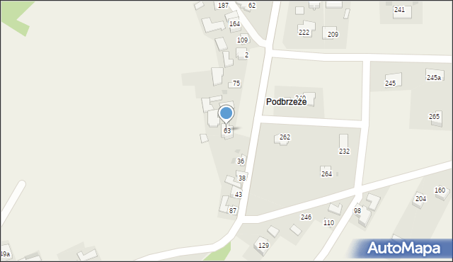 Łukanowice, Łukanowice, 63, mapa Łukanowice