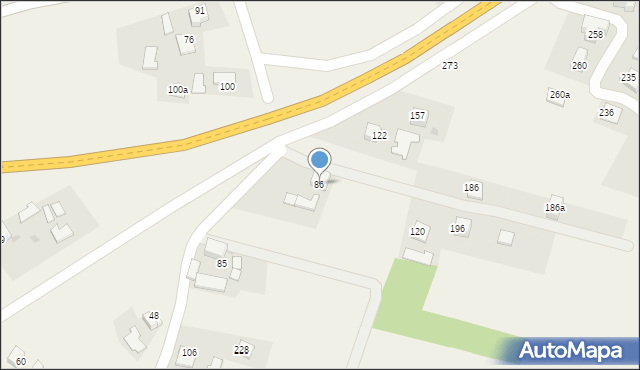 Łukanowice, Łukanowice, 86, mapa Łukanowice