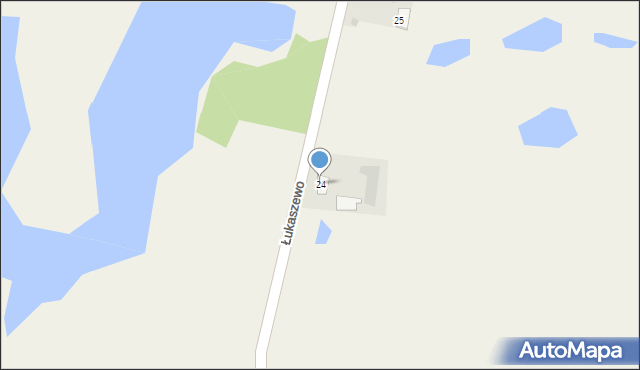 Łukaszewo, Łukaszewo, 24, mapa Łukaszewo