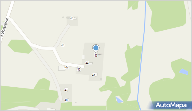 Łukaszewo, Łukaszewo, 43, mapa Łukaszewo