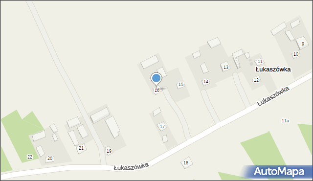 Łukaszówka, Łukaszówka, 16, mapa Łukaszówka