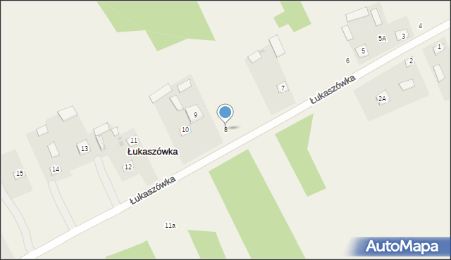 Łukaszówka, Łukaszówka, 8, mapa Łukaszówka