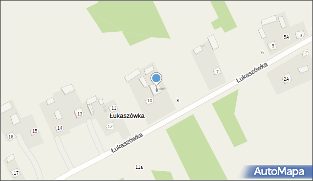 Łukaszówka, Łukaszówka, 9, mapa Łukaszówka