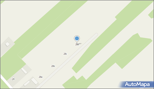 Łukawa, Łukawa, 28d, mapa Łukawa