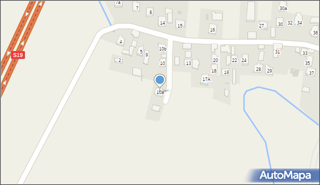 Łukawiec, Łukawiec, 10a, mapa Łukawiec