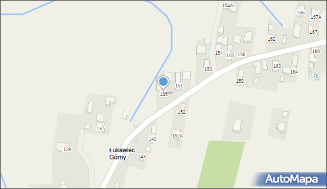 Łukawiec, Łukawiec, 145, mapa Łukawiec