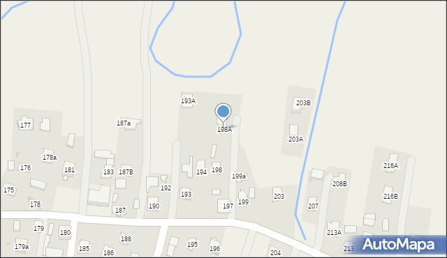 Łukawiec, Łukawiec, 198A, mapa Łukawiec