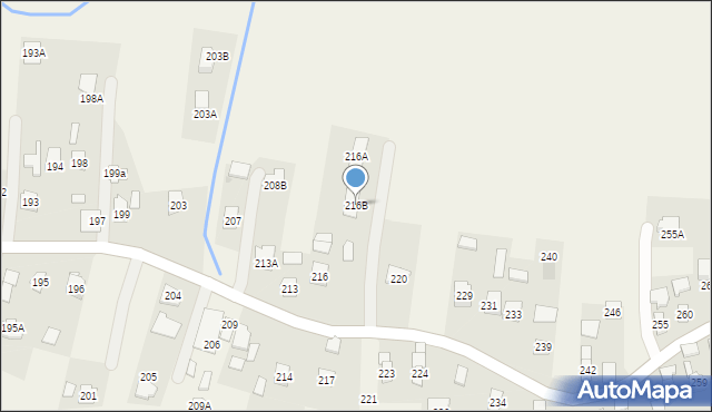 Łukawiec, Łukawiec, 216B, mapa Łukawiec