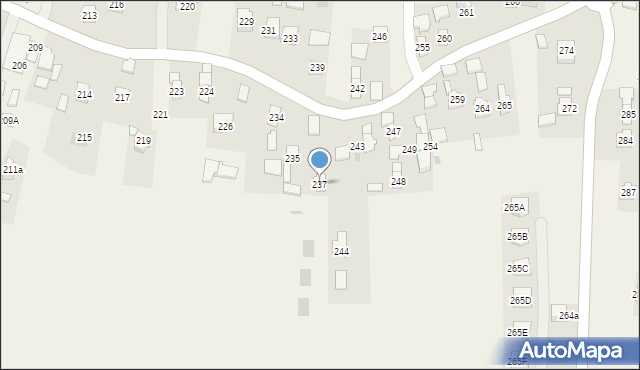 Łukawiec, Łukawiec, 237, mapa Łukawiec