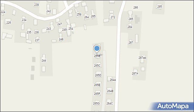 Łukawiec, Łukawiec, 265B, mapa Łukawiec