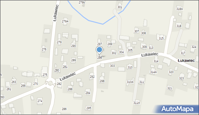 Łukawiec, Łukawiec, 296, mapa Łukawiec