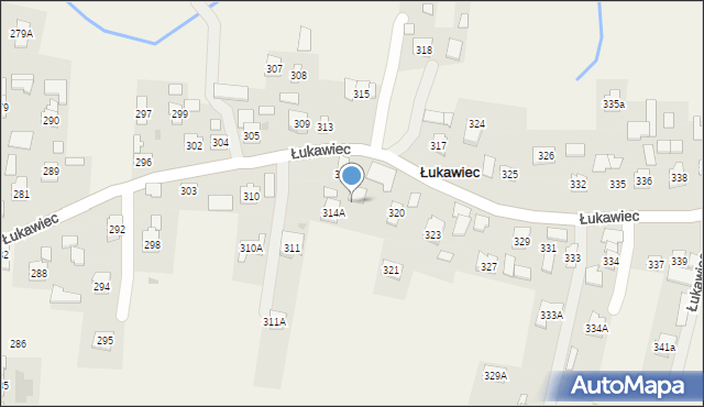 Łukawiec, Łukawiec, 316, mapa Łukawiec