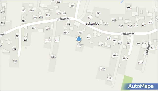Łukawiec, Łukawiec, 321, mapa Łukawiec