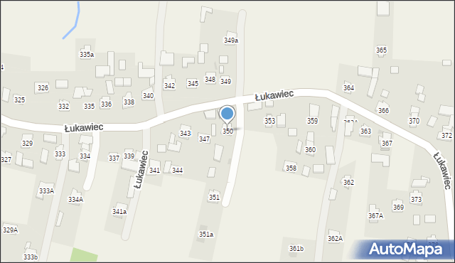 Łukawiec, Łukawiec, 350, mapa Łukawiec