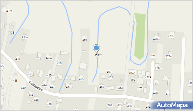 Łukawiec, Łukawiec, 458, mapa Łukawiec