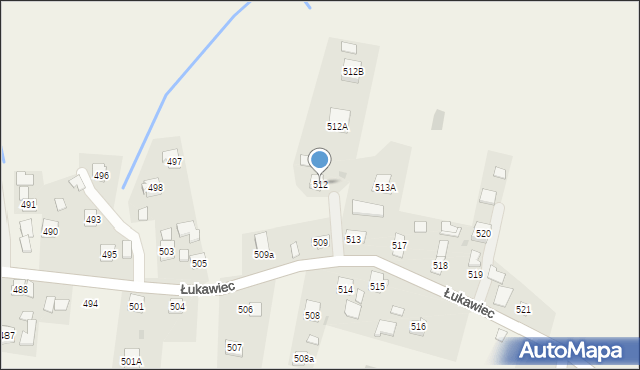 Łukawiec, Łukawiec, 512, mapa Łukawiec