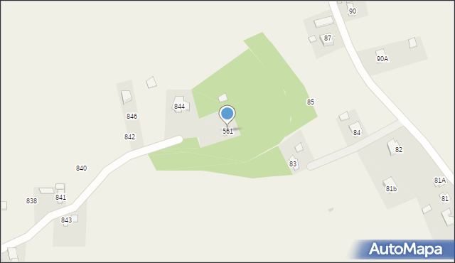 Łukawiec, Łukawiec, 561, mapa Łukawiec