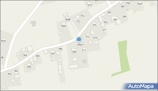 Łukawiec, Łukawiec, 570, mapa Łukawiec