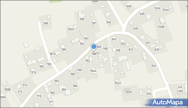 Łukawiec, Łukawiec, 594, mapa Łukawiec