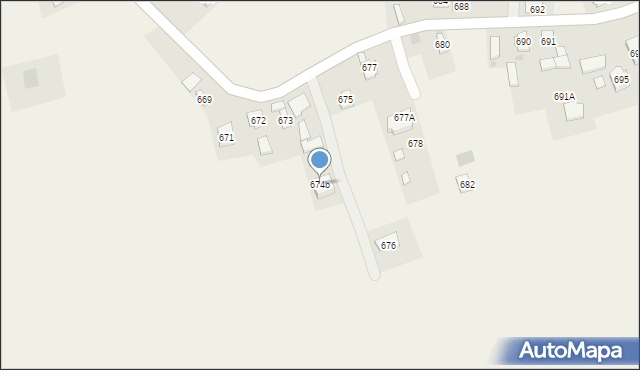 Łukawiec, Łukawiec, 674b, mapa Łukawiec