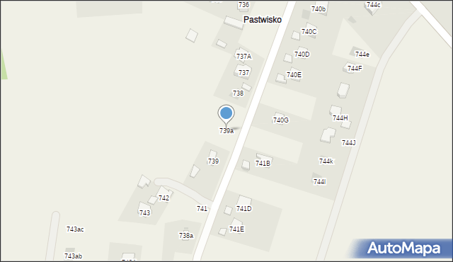 Łukawiec, Łukawiec, 739a, mapa Łukawiec