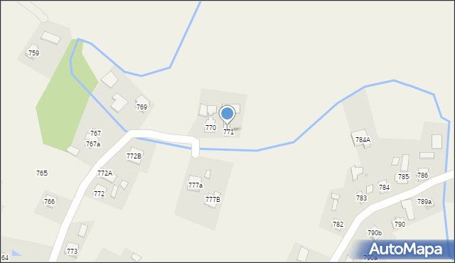 Łukawiec, Łukawiec, 771, mapa Łukawiec