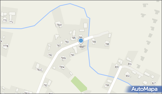 Łukawiec, Łukawiec, 789a, mapa Łukawiec