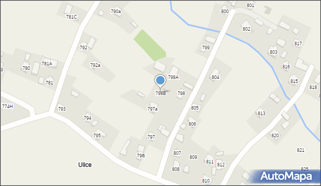 Łukawiec, Łukawiec, 798B, mapa Łukawiec