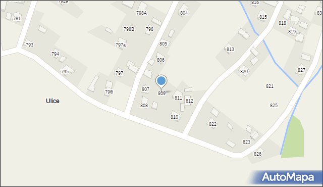 Łukawiec, Łukawiec, 809, mapa Łukawiec