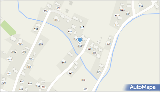 Łukawiec, Łukawiec, 815, mapa Łukawiec