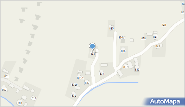 Łukawiec, Łukawiec, 833, mapa Łukawiec
