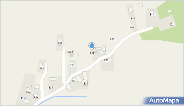 Łukawiec, Łukawiec, 838, mapa Łukawiec