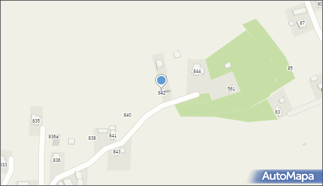 Łukawiec, Łukawiec, 842, mapa Łukawiec
