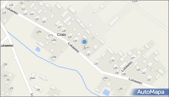 Łukawiec, Łukawiec, 131, mapa Łukawiec