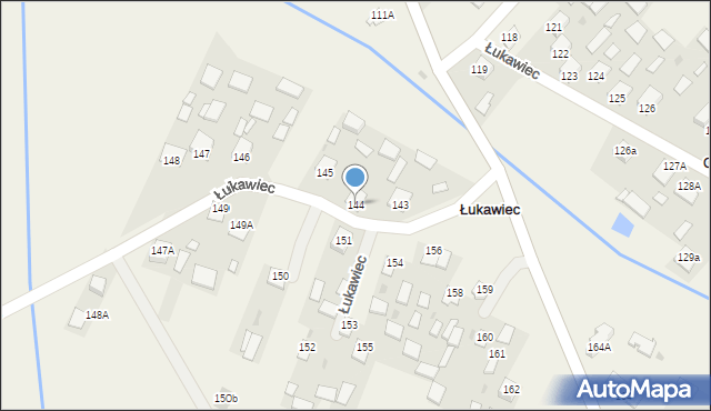 Łukawiec, Łukawiec, 144, mapa Łukawiec