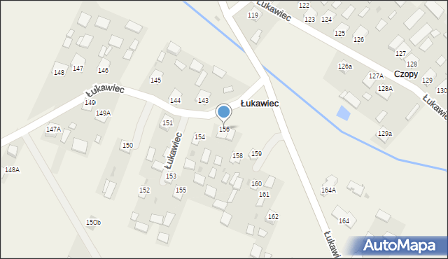 Łukawiec, Łukawiec, 156, mapa Łukawiec