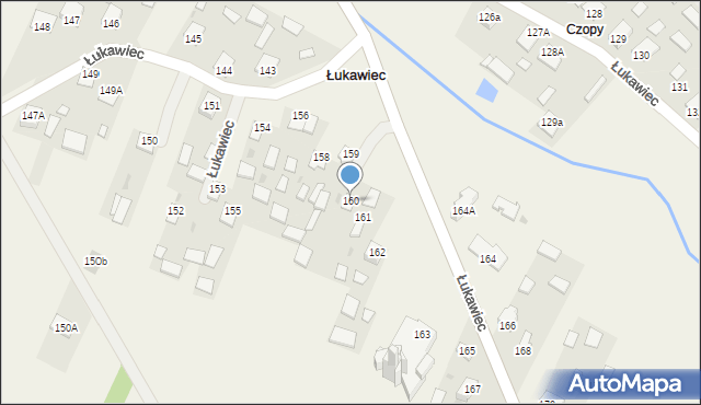 Łukawiec, Łukawiec, 160, mapa Łukawiec