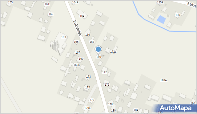 Łukawiec, Łukawiec, 170, mapa Łukawiec