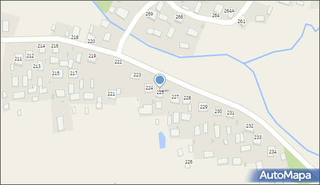 Łukawiec, Łukawiec, 225, mapa Łukawiec