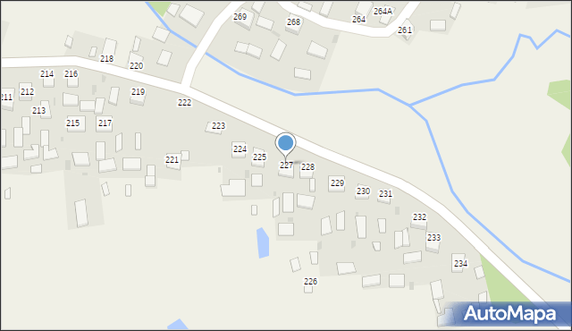 Łukawiec, Łukawiec, 227, mapa Łukawiec