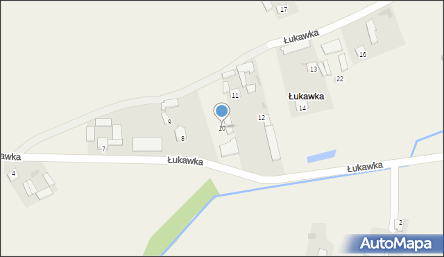 Łukawka, Łukawka, 10, mapa Łukawka