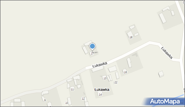 Łukawka, Łukawka, 17, mapa Łukawka