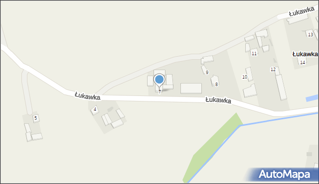 Łukawka, Łukawka, 7, mapa Łukawka